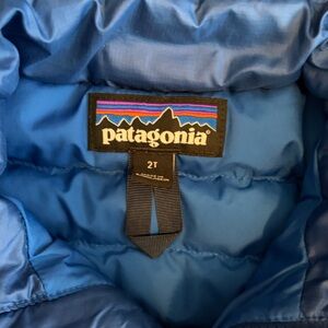 Patagonia Kids Puffer Jacket in Blue